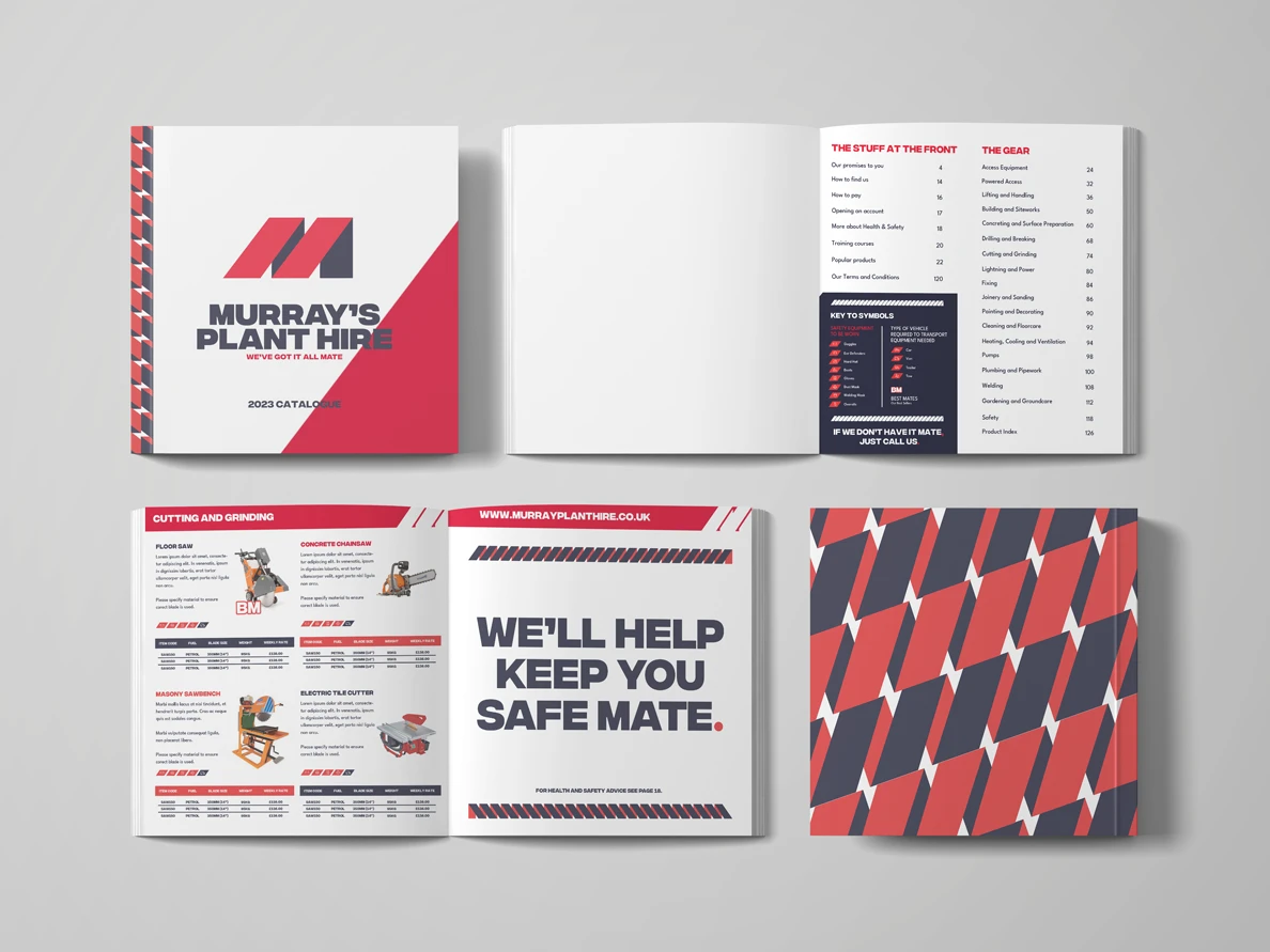 Murray's Plant Hire visual identity